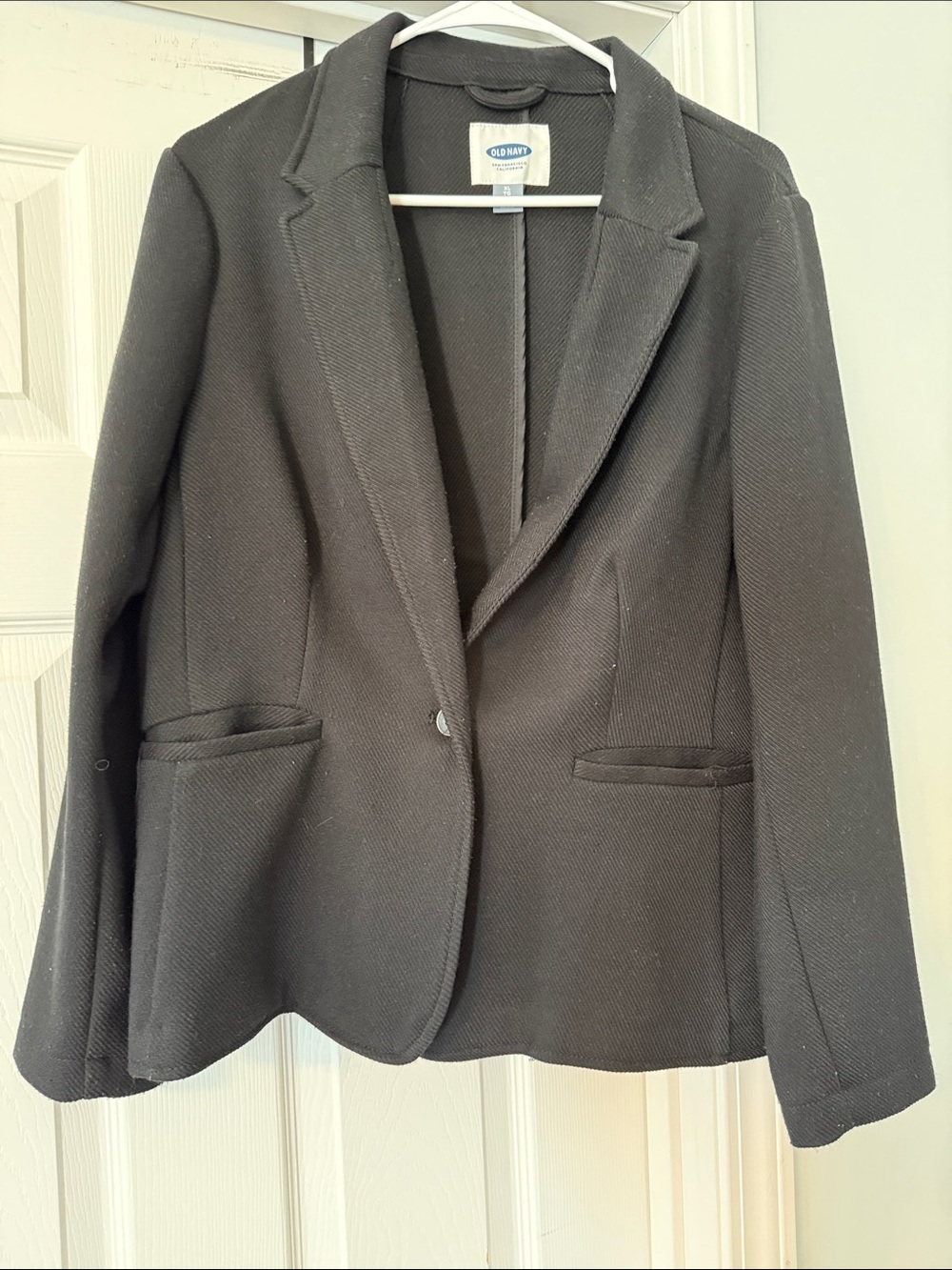 Old Navy Black Women's Single-Button Blazer